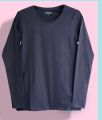 ladies long sleeve top round neck export pure cotton.