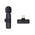 ZVR Type-C Microphone Wireless Bluetooth Collar Mic K8 Mike for Mobiles & Cameras Microphone. 