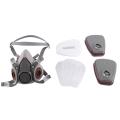 Respirator Mask Dust Cover Mask with Filters for Painting Dust Solder Construction.