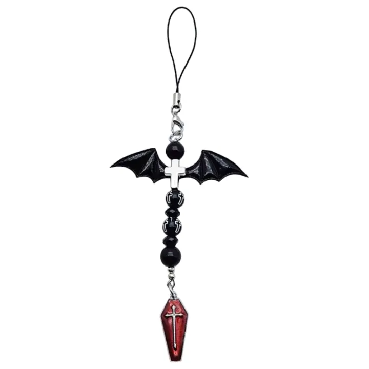 Goth%20Y2K%20Phone%20Charm%20Pendant%20Kawaii-Key%20Chain%20For%20Bag%20Cute%20Accessory%20Women%20Guitar%20Strap%20Lanyard%20Beaded%20Keychain%20Pendant%20-%20Image%203