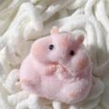 Taba Squishy Toy Mushy Silicone Mochi Toy Fuzzy Cute Hamster Handmade Squishy Toy Tabby Stress Release Hand Relax Gift. 