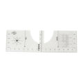 T Shirt Ruler PVC Accurate Scale Tshirt Alignment Tool For Designer DGD.