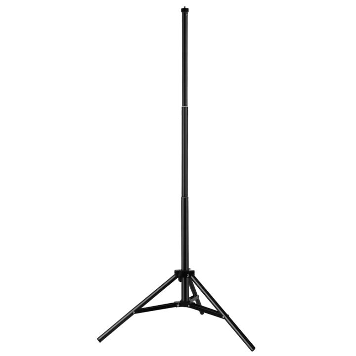 PULUZ 1.65m Height Tripod Mount Holder for Vlogging Video Light Live Broadcast Kits(Black)