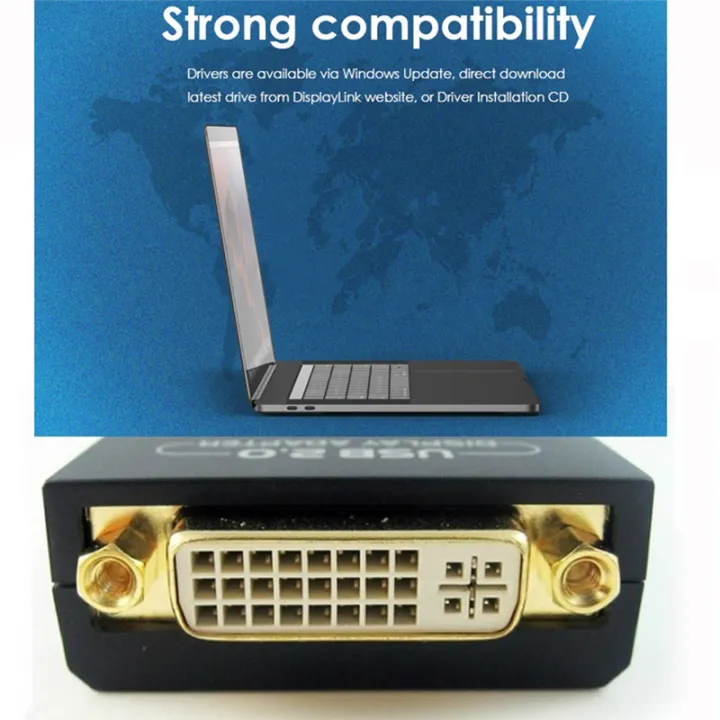 External%20Graphic%20Video%20Adapter%20USB%202.0%20to%20DVI/VGA/-Compatible%20Multiple%20Monitors%20Display%20Extend/Mirror%20for%20Windows%20Durable%20Easy%20Install%20-%20Image%205
