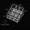 Multifunctio Makeup Lipstick Case Makeup Organizer Storage Box Lipstick Display Stand Holder Cosmetic Jewelry Organizer Box.