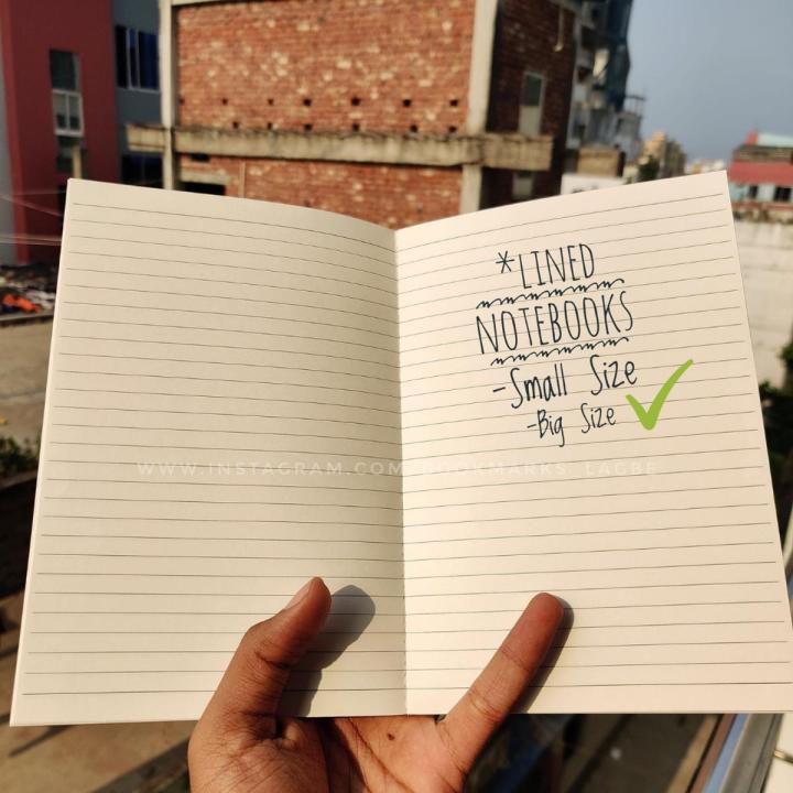 Lined page Notebook- Aesthetic Design (20cm/13.5cm, 120 pages), You can choose any cover available in our store