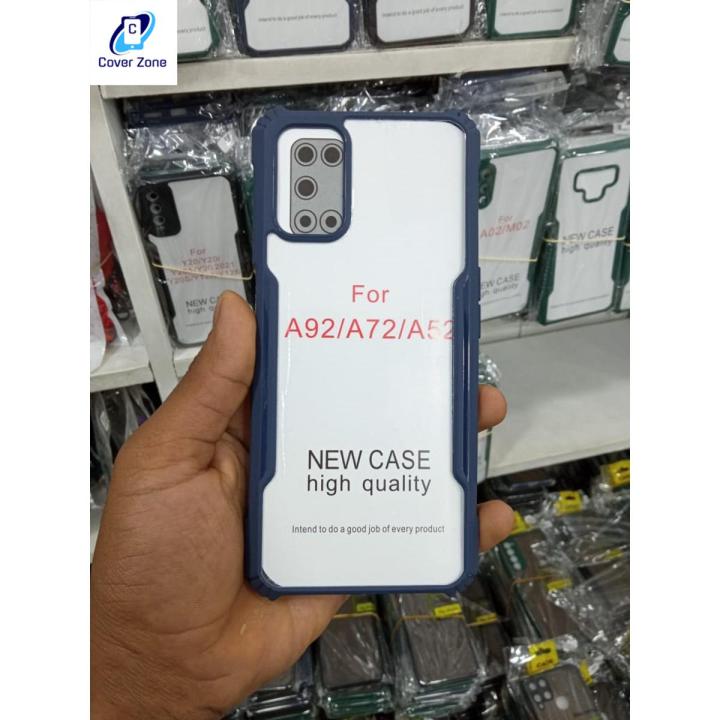 For Oppo A52 Oppo A92 Oppo A72 Shockproof Bumper Transparent