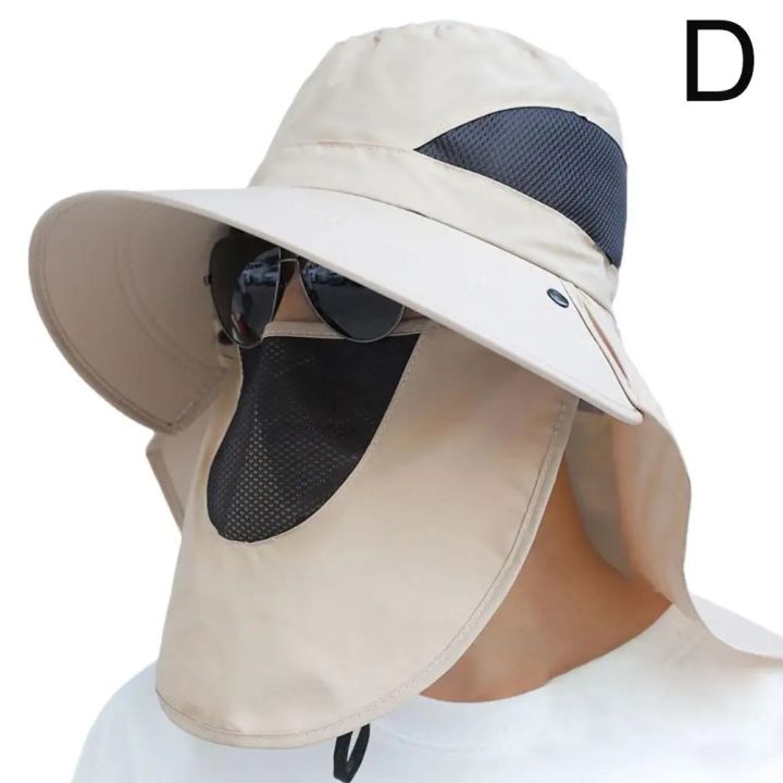 Fashion%20Summer%20Sun%20Hats%20UV%20Protection%20Outdoor%20Hunting%20Fishing%20Sun%20Cap%20Wide%20Brim%20Breathable%20Removable%20Fisherman%20Hat%20for%20Men%20E9S9%20-%20Image%207