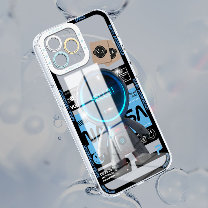 Hontinga%20for%20Realme%20C30%20Back%20Cover%20New%20Astronaut%20Crystal%20Case%20Camera%20Protection%20Transparent%20TPU%20Soft%20Phone%20Cover%20-%20Image%203