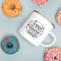 Teacher Change The World Print Enamel Mug School Coffee Mugs Teachers Water Cup Creative Teacher’s Day Gifts.