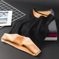 Thermal Vest Men's Autumn and Winter Fleece-Lined Thickened Inner Vest plus-Sized plus-Sized Men's Vest Youth Underwear.