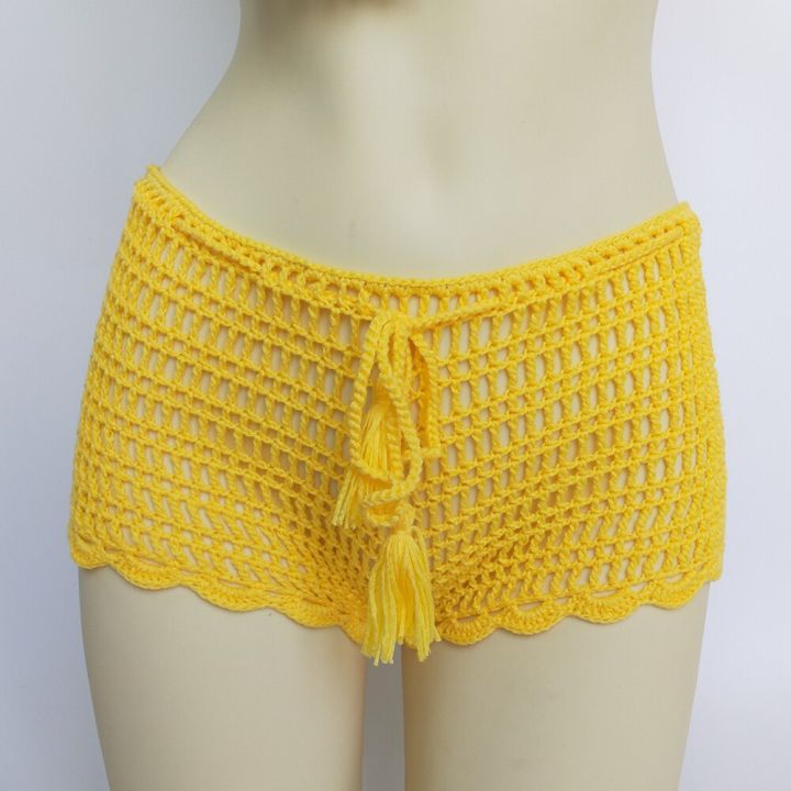 Womens%20Shorts%202020V%20Summer%20Fashion%20Pure%20Cotton%20Super%20Shorts%20Ladies%20Skinny%20See%20Through%20Crochet%20Casual%20Beach%20Hot%20Shorts%20-%20Image%203