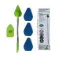Extendable Floor Scrubber Triangle Sponge Telescopic Glass Wiper Long Brush Handle Floor Bathroom Bathtub Tile Cleaning Tool.