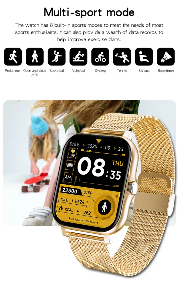 Fitness Tracker Samsung A21 Watch For Samsung Galaxy S21 Ultra S20