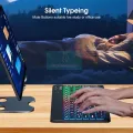 DoomHot 10 Inch Wireless Bluetooth Keyboard And Mouse RGB Backlight Keyboard And Mouse LED Colorful Bluetooth Wireless Keyboard. 