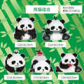Compatible with LEGO series particle building blocks high difficulty adult and child giant panda three dimensional assembly toys. 