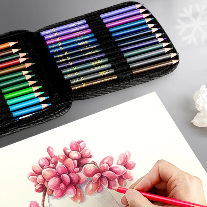 48/72/120/200%20Pcs%20Colored%20Pencils%20Set%20Watercolor%20Drawing%20Pencils%20with%20Cases%20Professional%20Drawing%20Sketching%20Art%20Supplies%20-%20Image%205