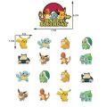 1Set Pokemon Theme Balloons Party Supplies Squirtle Pikachu Birthday Banner Cake Topper Baby Shower Globos Kid Party Event Decor. 