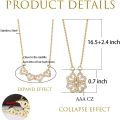 Fashion Heart Shaped Clover Magnetic Pendant Necklace Exquisite Love Clover Necklace for Women Charm Friendship Jewelry Gift.