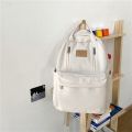 Multifunction Double Zipper Women Backpack Teenager Girls Laptop Backpack Student Shoulder Bag Korean Style Schoolbag.
