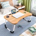 Computer Laptop Desk Small Foldable Multi-Function Bed Desk Simple Dormitory Lazy Table Bed with Laptop Table. 