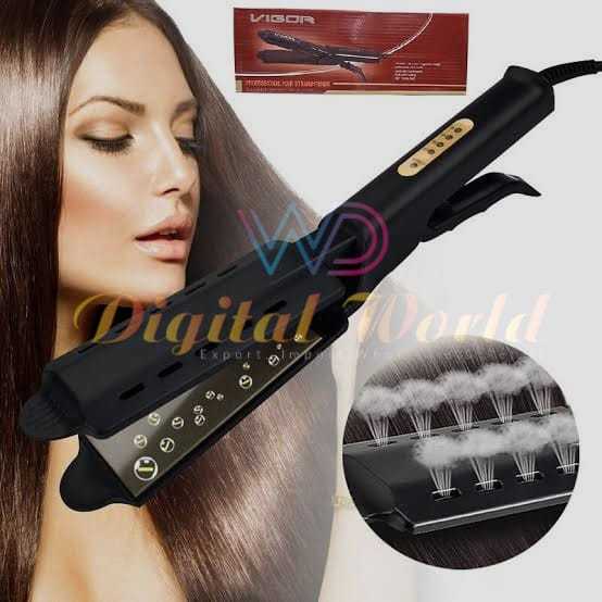 VIGOR V-908 Fast Hair Straightener Professional Hair Iron, Heavy Duty