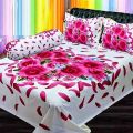 new collection prime luxury cotton double size twill panel bed sheet size (7.5×8.5)  King size with two pillow cover. 