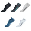 HoneyYami 5 Pairs/Lot High Quality Men Ankle Socks Breathable Cotton Sports Mesh Casual Athletic Thin Cut Short Sokken Plus Size. 