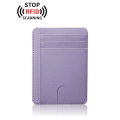 Blocking Card RFID ID Credit Small Slim Wallet Men Leather Anti-scan. 