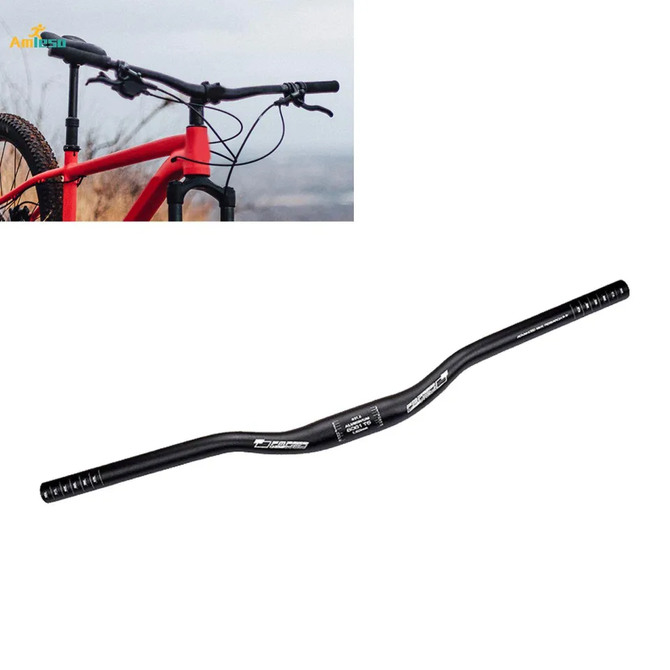 Mountain Bike Handlebar Clamp Long 620mm Riser 30mm Strong