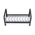 Dish Drying Rack Cabinet Storage Shelf Rack Easy Clean Nonslip Multifunctional for Counter Cupboard Pantry. 