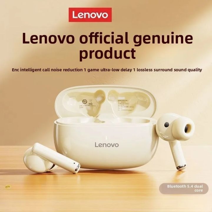 Original Lenovo TA210 Wireless Earbuds Bluetooth 5.4 Music Game Noise Reduction Earphones Waterproof Sport Headphones