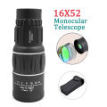 HD Scope 16x52 Dual Focus Monocular Telescope Hunting Spotting Upgrade Handheld Binoculars 66m/8000m For Tourism Fishing. 