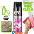 Gladiator Multi Purpose Foam Cleaner With Brush 650 ml, Car, Motorcycle, Household, Kitchen, Bathroom Cleaner Foam Spray. 