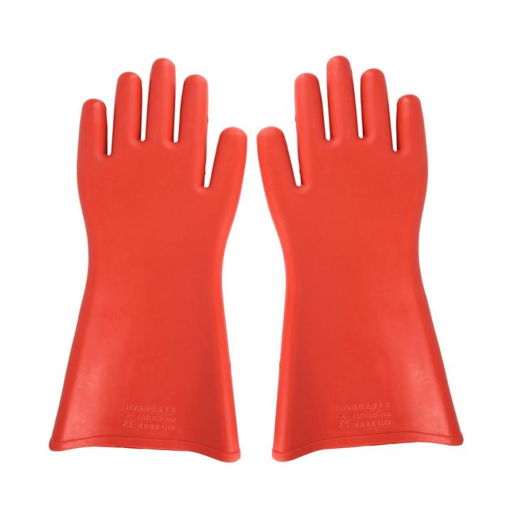 1 Pair Insulated High Voltage Electrical Insulating Work Gloves For Electricians