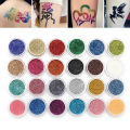 Body Art Glitter Tattoo Kit 118 Pattern Stencils Powder Brush Glue Temporary Tattoos Tools. 