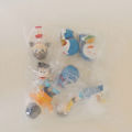 8PCs Doraemon anime character Nobita Shizuka action figure hand-made cake decor car ornament model doll toys kids birthday gift. 