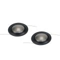 BRADOO- 25.4mm Imported Metal Titanium Film + Silk Side Diaphragm 25 Core Tweeter Voice Coil Speaker Repair Film 8 OHM 1 Pairs.
