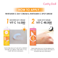 Whitamin C Day Cream & Whitamin C Spot Serum. 6ml+6ml Cathy Doll. 