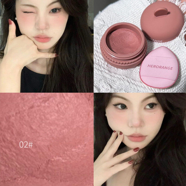 Monochrome%20Blush%20Cream%20Make%20Up%20Lasting%20Easy%20To%20Color%20Blush%20Palette%20Mousse%20Mud%20Matte%20Pink%20Peach%20Cheek%20Rouge%20-%20Image%205