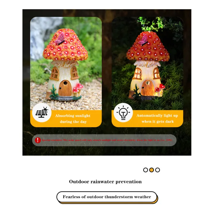 GC%20Outdoor%20Solar%20Lights,%20Mushroom%20Sculpture,%20Waterproof%20Resin%20Fairy%20House%20Night%20Lights%20For%20Gardens,%20Balconies,%20Home%20Decoration,%20Unique%20Housewarming%20Gift%20-%20Image%203
