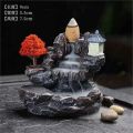 Backflow Incense Holder Waterfall Incense Burner Home Decor Aromatherapy Ornament Incense Cones with Backflow Incense Cones.