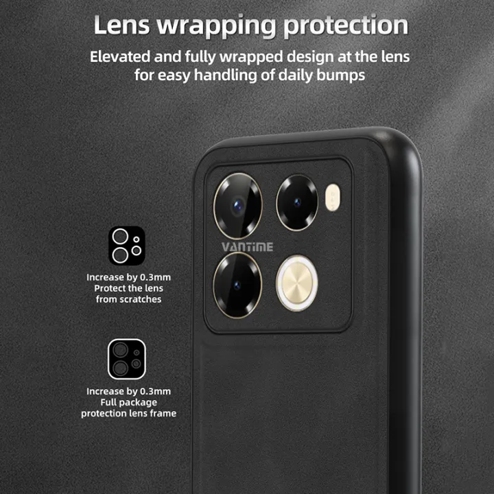 Vantime%20for%20Infinix%20Note%2040%20Pro%204G%2040%20Pro+%20Plus%205G%20Case%20Modern%20PU%20Leather%20Matte%20Hard%20Back%20Case%20Compatible%20with%20Magnetic%20Holder%20-%20Image%204