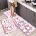 Cartoon Kitchen Carpet Absorbent Non-slip Bathroom Foot Mat Water Proof Bedroom Living Room Doormat Balcony Hallway Long Rug. 