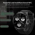 New TWS Earphone Smart Watch NFC Function Fitness Tracker Sports Smartwatch Health Monitoring Bluetooth Wireless Headset Watches. 