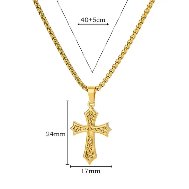 Gold%20Color%20Pendant%20Necklace%20for%20Women%20316L%20Stainless%20Steel%20Jewelry%20Aesthetic%20Accessorie%20Wave%20Cross%20Goddess%20Necklace%20-%20Image%206
