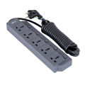 Multi Plug Heavy Duty 5-Port Extension Socket Model MTS-2050 - Versatile Power Strip for Multiple Devices, Enhanced Durability - multi plug.