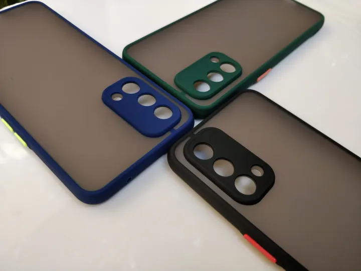 Realme%20GT%20Master%20Edition%20Matte%20Translucent%20Hard%20Camera%20Protection%20with%20Button%20Bumper%20Shockproof%20Frosted%20Back%20Matte%20Back%20Cases/Cover%20-%20Image%202