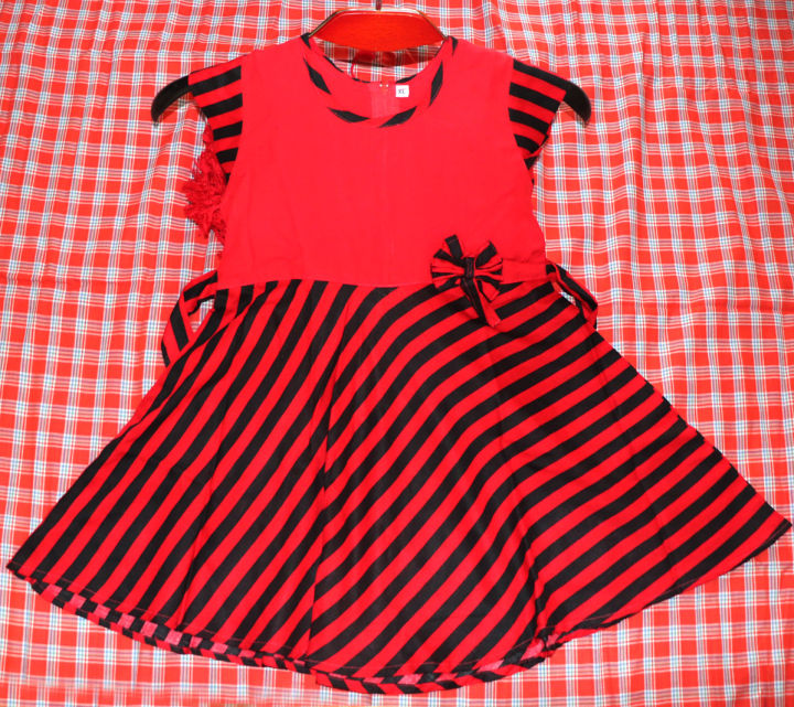 Red%20And%20Stripe%20Print%20Dress%20for%201%20to%207%20Years%20Baby%20girls%20frock%20-%20%E0%A6%AC%E0%A6%BE%E0%A6%9A%E0%A7%8D%E0%A6%9A%E0%A6%BE%E0%A6%A6%E0%A7%87%E0%A6%B0%20%E0%A6%9C%E0%A6%BE%E0%A6%AE%E0%A6%BE%20-%20Image%202
