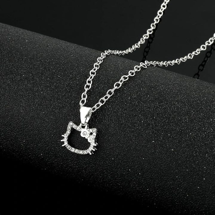 New%20%20Cute%20Hello%20Kitty%20Necklace%20Chain%20For%20Women%20-%20Image%205